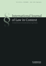 International  Journal of Law in Context Volume 16 - Issue 4 -