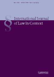 International  Journal of Law in Context Volume 2 - Issue 1 -