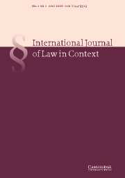 International  Journal of Law in Context Volume 2 - Issue 2 -