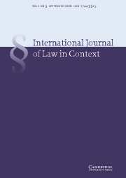 International  Journal of Law in Context Volume 2 - Issue 3 -