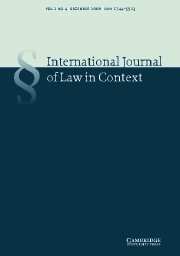 International  Journal of Law in Context Volume 2 - Issue 4 -