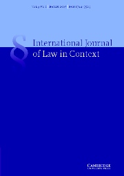 International  Journal of Law in Context Volume 3 - Issue 1 -