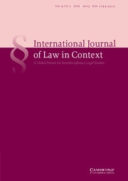 International  Journal of Law in Context Volume 9 - Issue 2 -