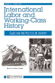 International Labor and Working-Class History Volume 67 - Issue  -