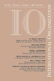 International Organization Volume 57 - Issue 4 -