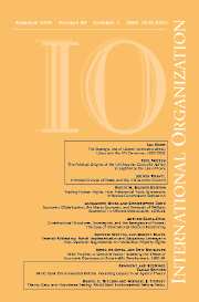 International Organization Volume 59 - Issue 3 -
