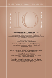 International Organization Volume 62 - Issue 4 -