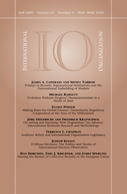International Organization Volume 63 - Issue 4 -