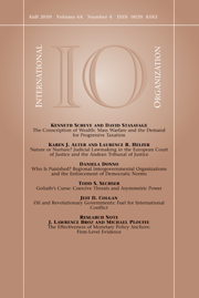 International Organization Volume 64 - Issue 4 -