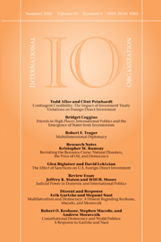 International Organization Volume 65 - Issue 3 -