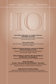 International Organization Volume 65 - Issue 4 -