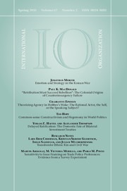 International Organization Volume 67 - Issue 2 -