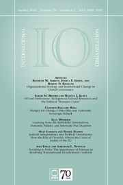 International Organization Volume 70 - Issue 2 -