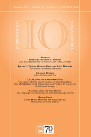 International Organization Volume 70 - Issue 3 -