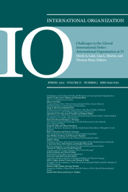International Organization Volume 75 - Special Issue2 -  Challenges to the Liberal International Order: International Organization at 75