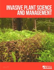 Invasive Plant Science and Management Volume 10 - Issue 1 -