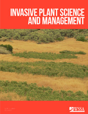 Invasive Plant Science and Management Volume 10 - Issue 2 -