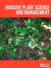 Invasive Plant Science and Management Volume 11 - Issue 2 -