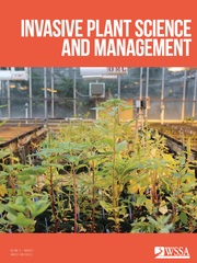 Invasive Plant Science and Management Volume 13 - Issue 1 -