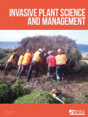 Invasive Plant Science and Management Volume 14 - Issue 3 -