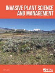 Invasive Plant Science and Management Volume 14 - Issue 4 -