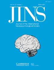 Journal of the International Neuropsychological Society Volume 10 - Issue 2 -