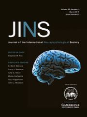 Journal of the International Neuropsychological Society Volume 23 - Issue 3 -