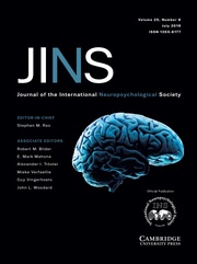Journal of the International Neuropsychological Society Volume 25 - Issue 6 -