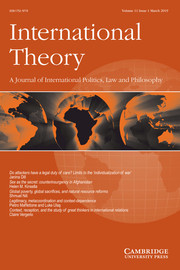 International Theory Volume 11 - Issue 1 -