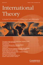International Theory Volume 11 - Issue 3 -