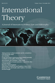 International Theory Volume 4 - Issue 3 -