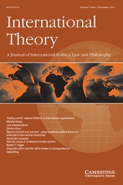 International Theory Volume 5 - Issue 3 -