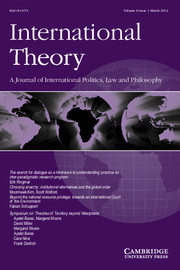 International Theory Volume 6 - Issue 1 -