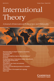International Theory Volume 8 - Issue 1 -