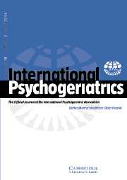 International Psychogeriatrics Volume 18 - Issue 2 -