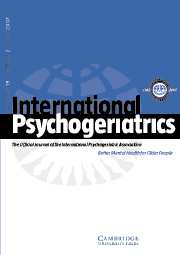 International Psychogeriatrics Volume 19 - Issue 2 -
