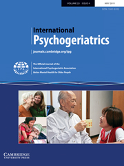 International Psychogeriatrics Volume 23 - Issue 4 -