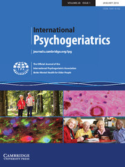 International Psychogeriatrics Volume 28 - Issue 1 -
