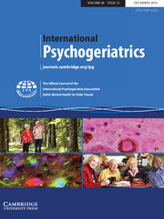International Psychogeriatrics Volume 28 - Issue 12 -