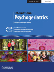 International Psychogeriatrics Volume 28 - Issue 8 -