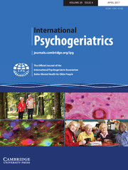 International Psychogeriatrics Volume 29 - Issue 4 -