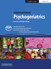 International Psychogeriatrics Volume 31 - Issue 3 -  Issue Theme: Caregiving for People with Dementia