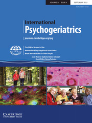 International Psychogeriatrics Volume 33 - Special Issue9 -  Issue Theme: Implementation Science II