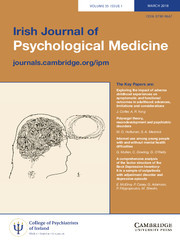Irish Journal of Psychological Medicine Volume 35 - Issue 1 -