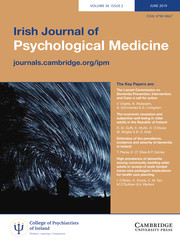 Irish Journal of Psychological Medicine Volume 36 - Issue 2 -