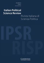 Italian Political Science Review / Rivista Italiana di Scienza Politica Volume 45 - Issue 2 -