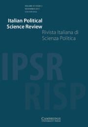 Italian Political Science Review / Rivista Italiana di Scienza Politica Volume 47 - Issue 3 -