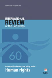 International Review of the Red Cross Volume 90 - Issue 871 -  Human Rights