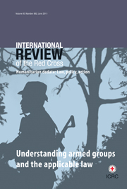 International Review of the Red Cross Volume 93 - Issue 882 -  Understanding armed groups and the applicable law