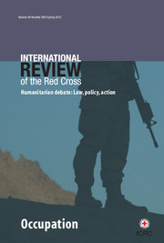 International Review of the Red Cross Volume 94 - Issue 885 -  Occupation
